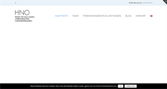Desktop Screenshot of hno-augsburg.com